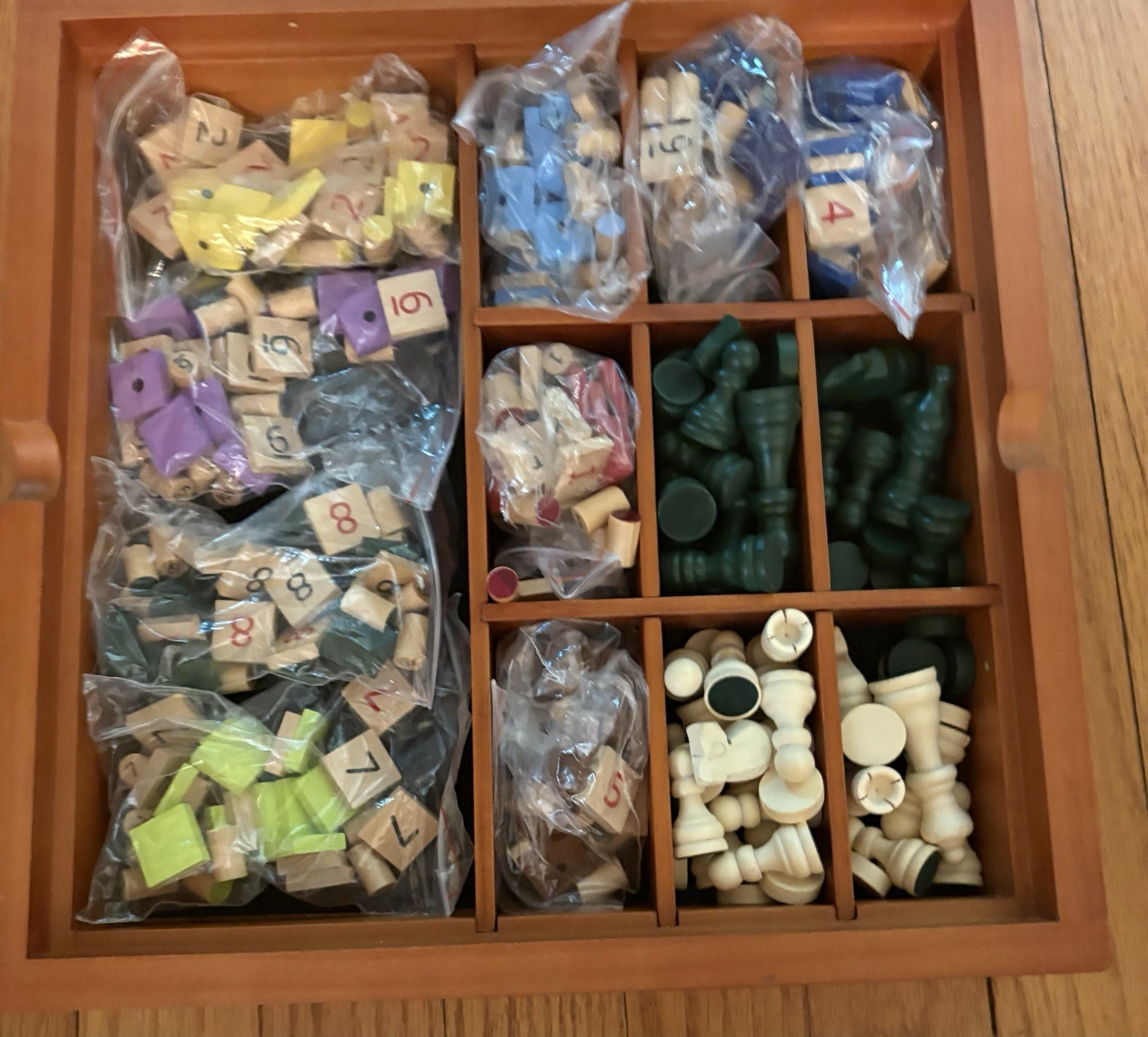 LL BEAN Four in One Game Board: Checkers, Color Sudoku, Chess & Number Sudoku