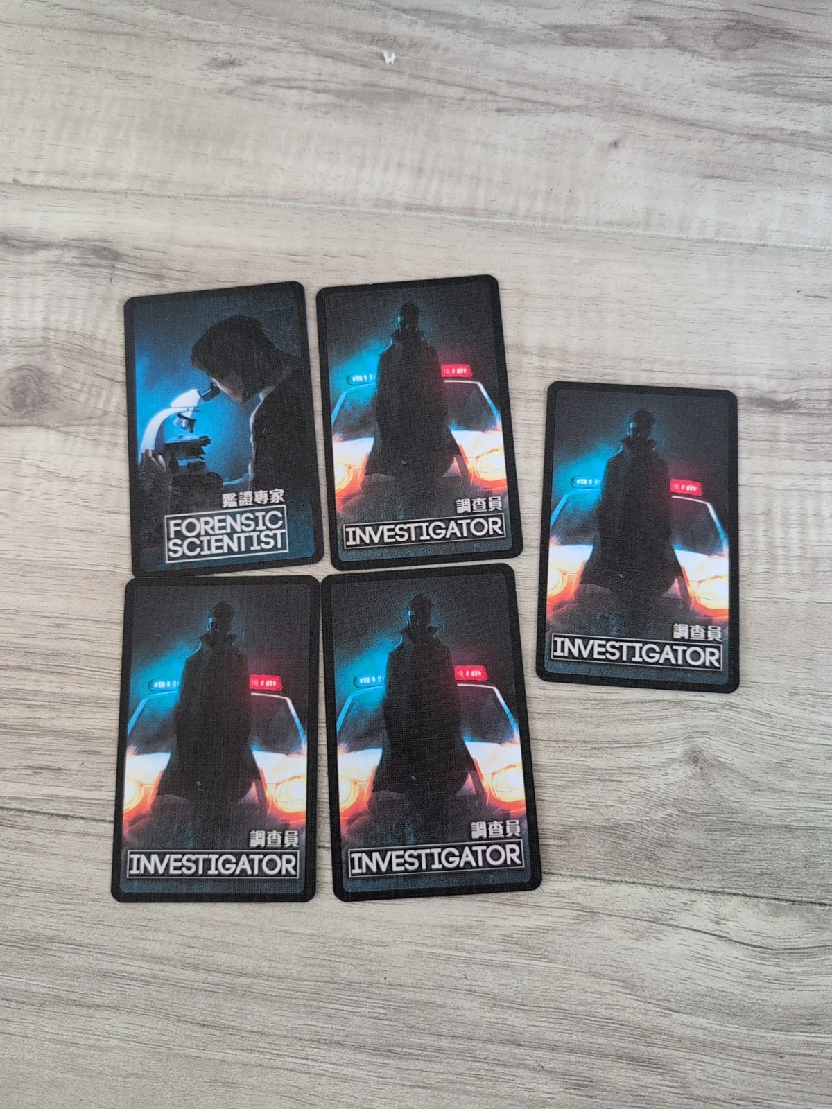 Deception: Murder in Hong Kong Board Game ( Role Cards X 12 ) ONLY
