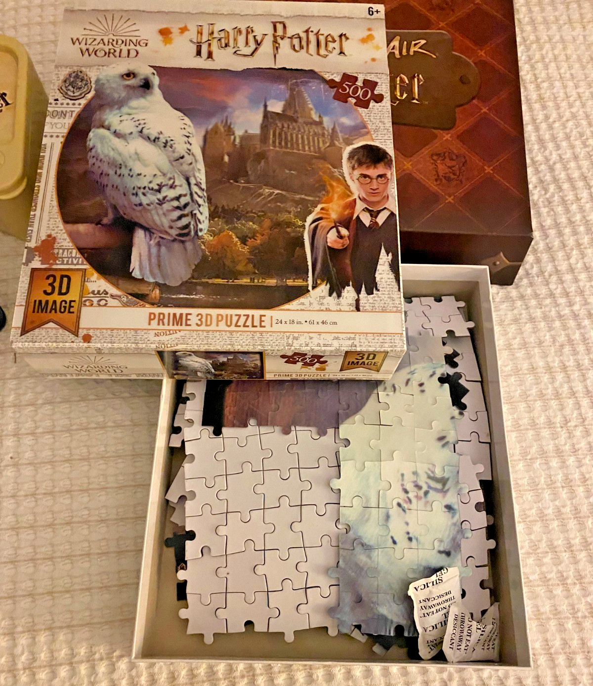 Harry Potter Puzzle and Game Lot Uno Trivial Pursuit Pictionary