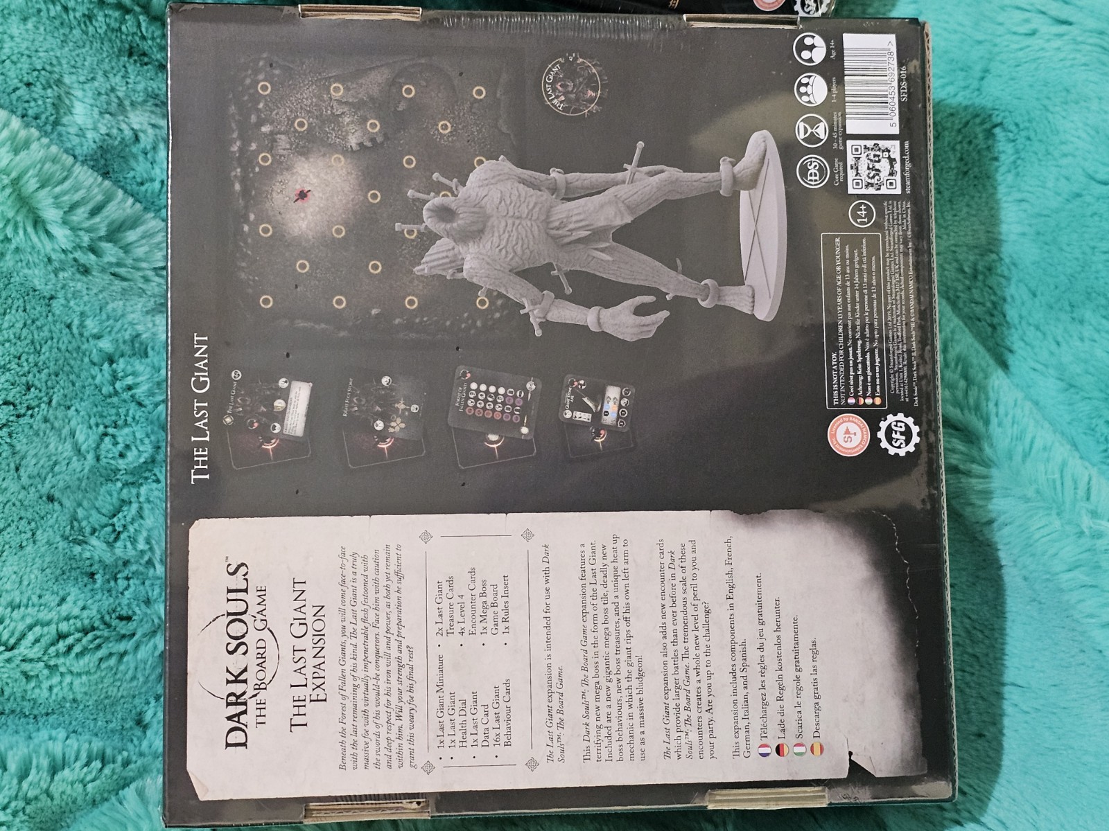 Dark Souls Board Game – The Last Giant AND Vordt of the Boreal Valley – NEW Lot
