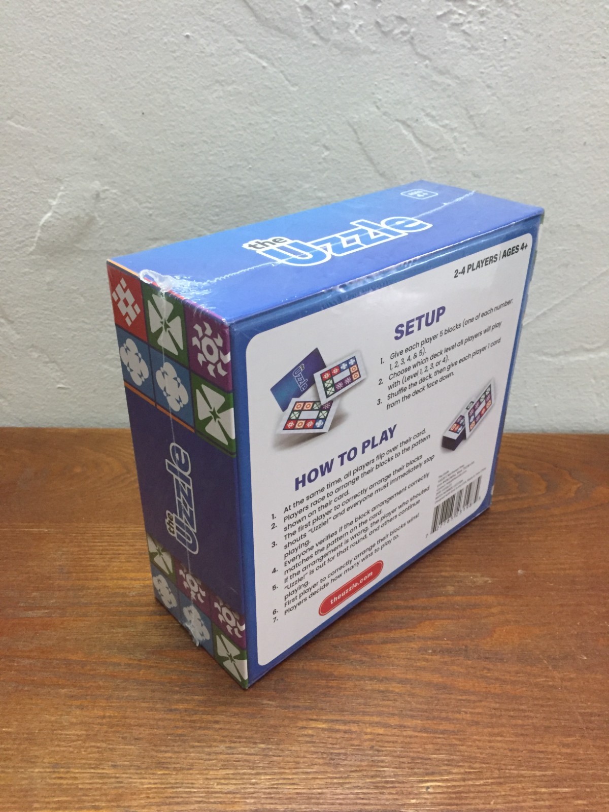 The Uzzle Game (2023) Block Puzzle Family Board Game – New – Sealed