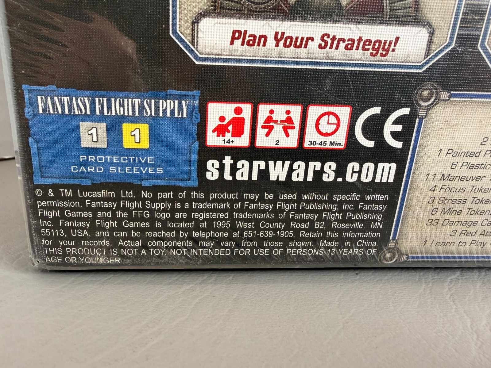 Star Wars X-Wing Miniatures Game The Force Awakens Core Set Board Game 2015