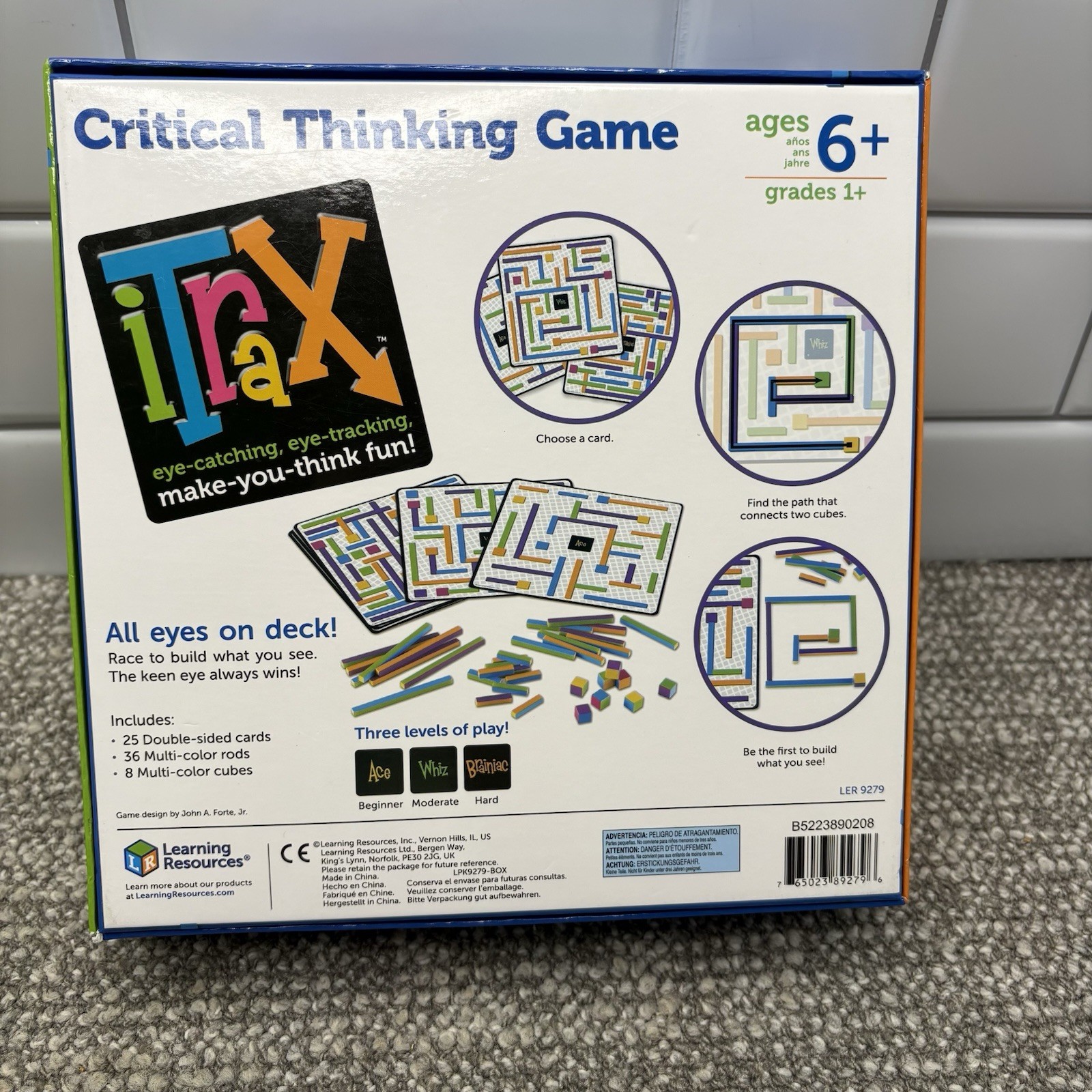 Learning Resources iTrax Critical Thinking Game Problem Solving Complete