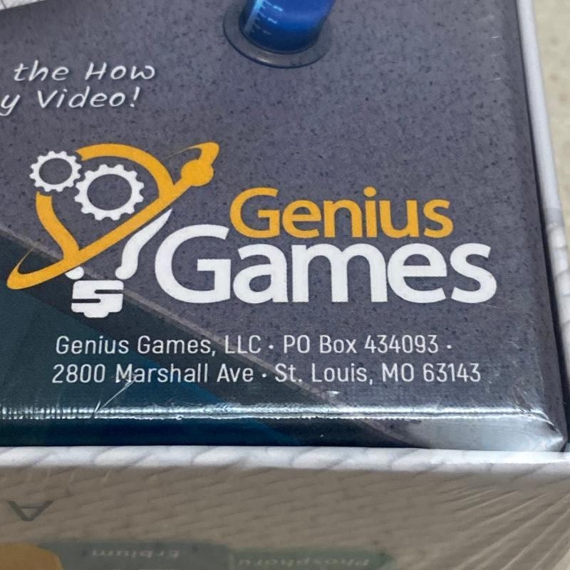 Periodic: A Game of The Elements Genius Board Games Ages 10+ NEW SEALED