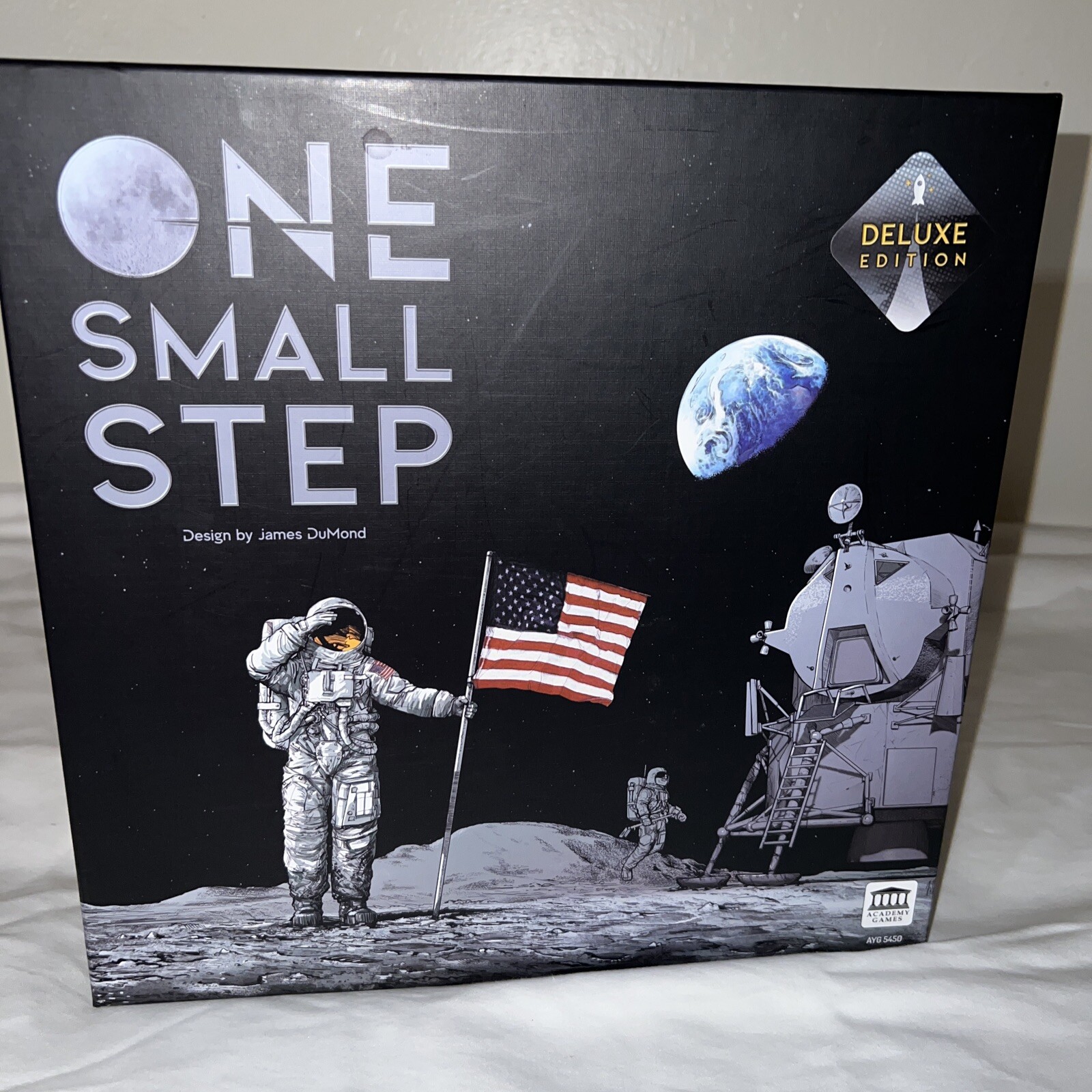 ONE SMALL STEP Board Game – Academy Games Open Box