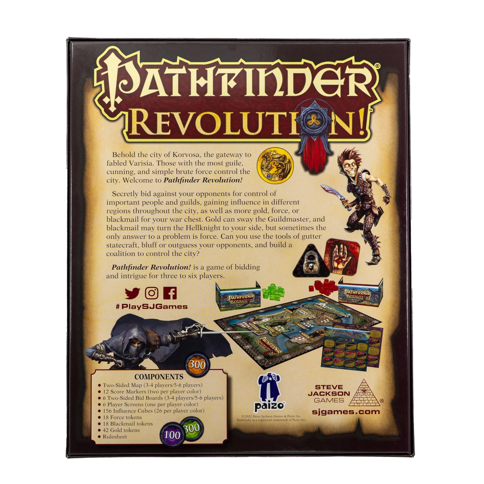 Pathfinder Revolution Bidding Board Game