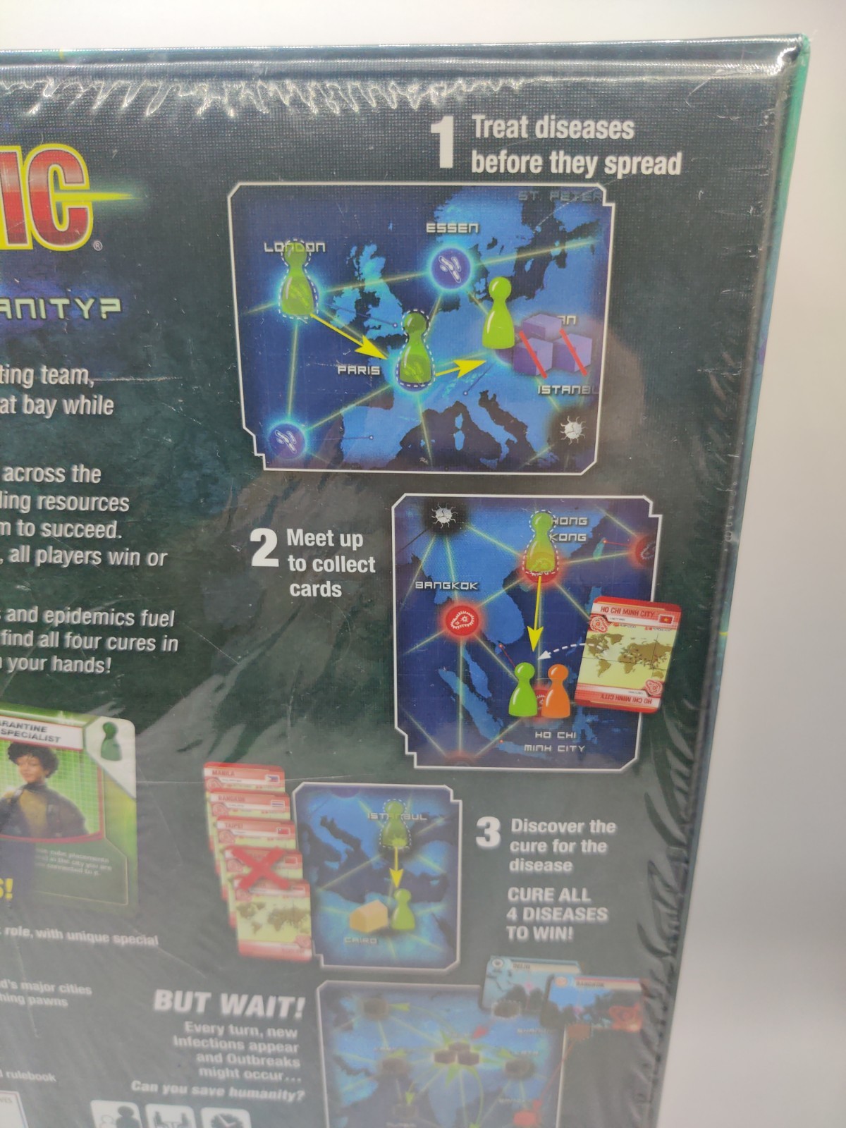 Z-Man Games Pandemic Board Game By Matt Leacock Factory Sealed New Ages 8+