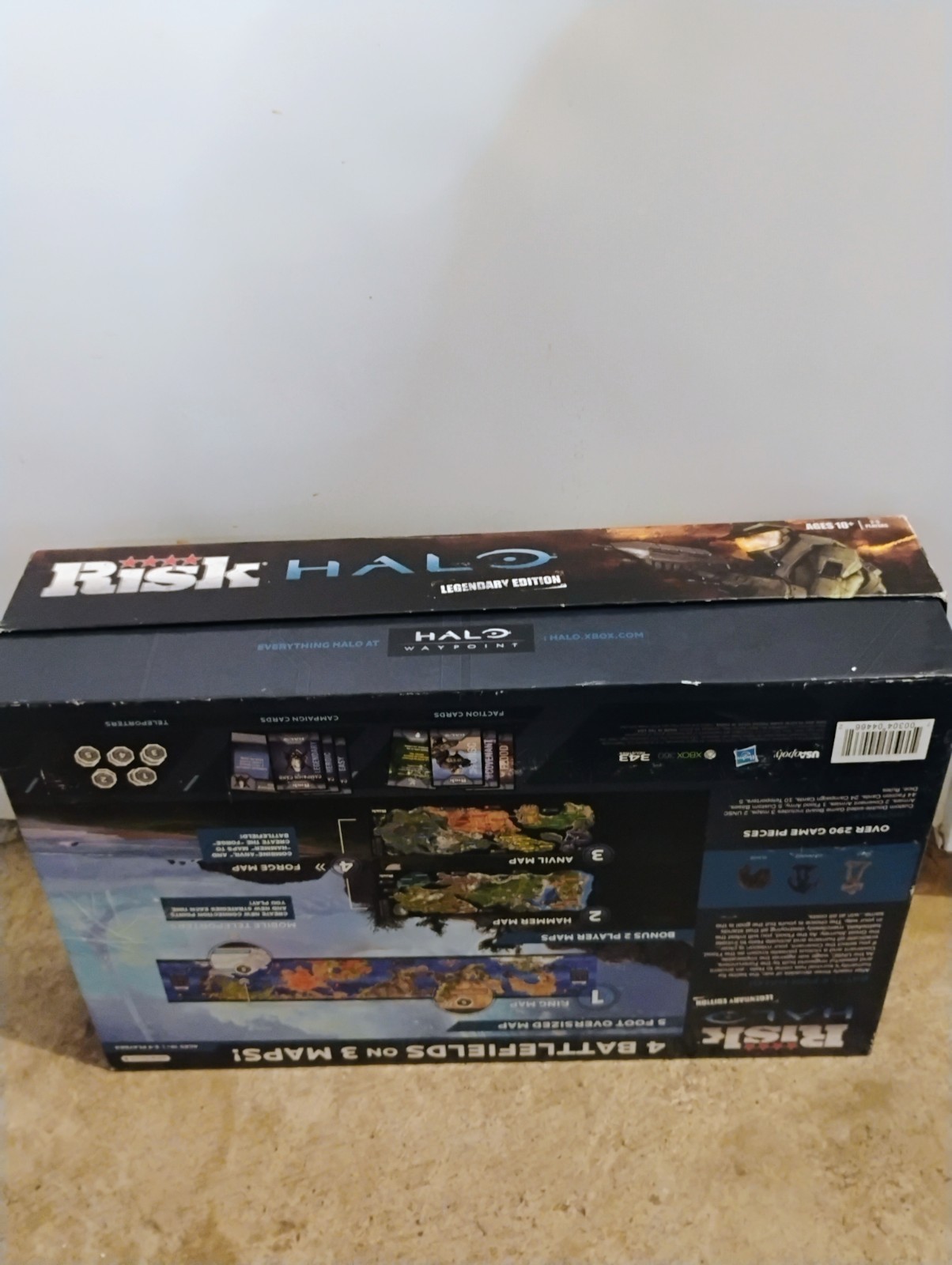 Risk Halo Legendary Edition Board Game 2012 USAopoly As-Is Completeness Unknown