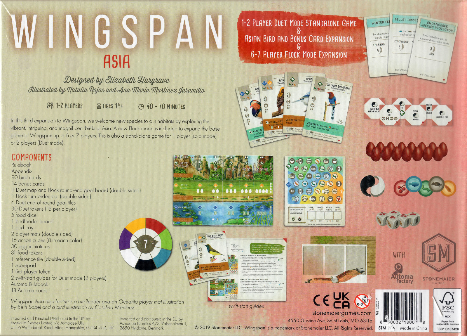 Stonemaier: Elizabeth Hargrave’s Wingspan Asia Expansion