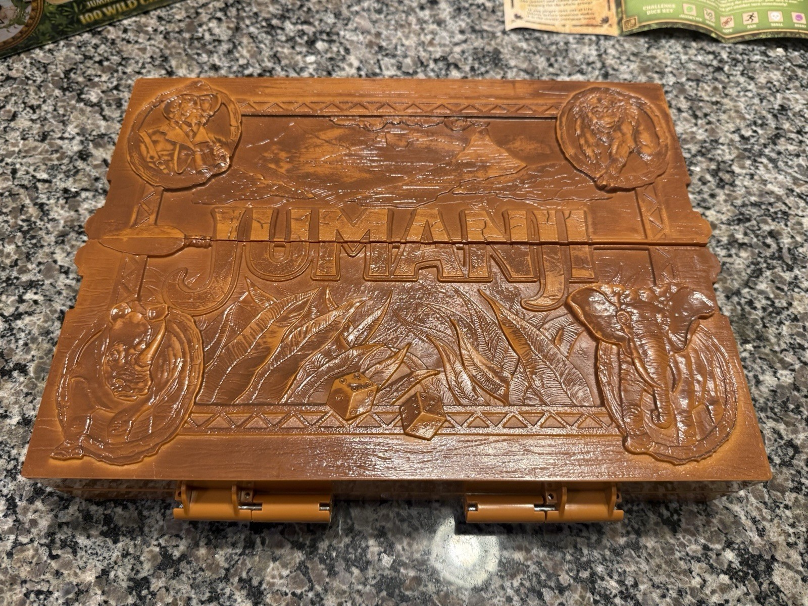Jumanji Deluxe Electronic Board Game Spin Master COMPLETE Tested. Un-open Cards