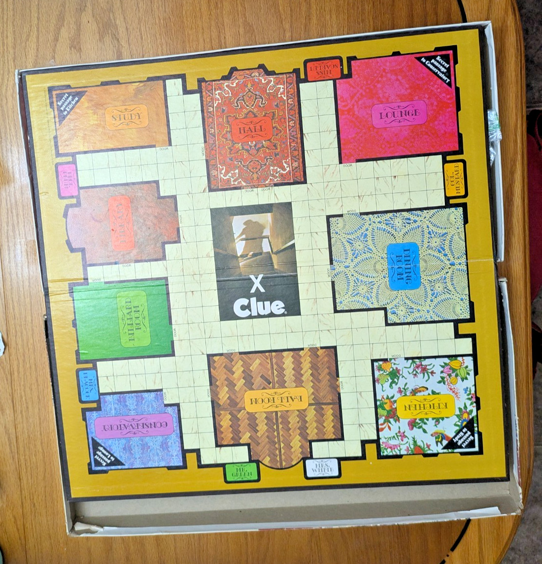 Vintage 1972 Parker Brothers Detective Board Game CLUE No. 45 – Complete