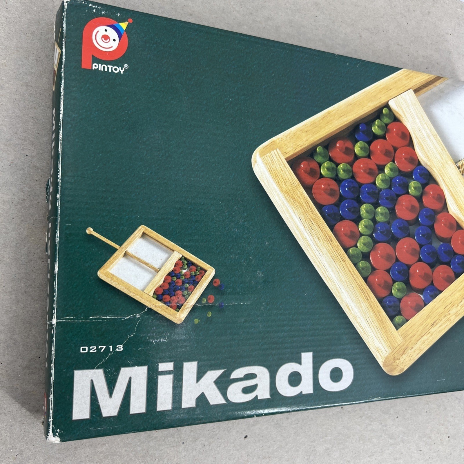 Mikado Horizontal Wooden Board Game 2004 Pintoy Skill & Steady Hand Thailand