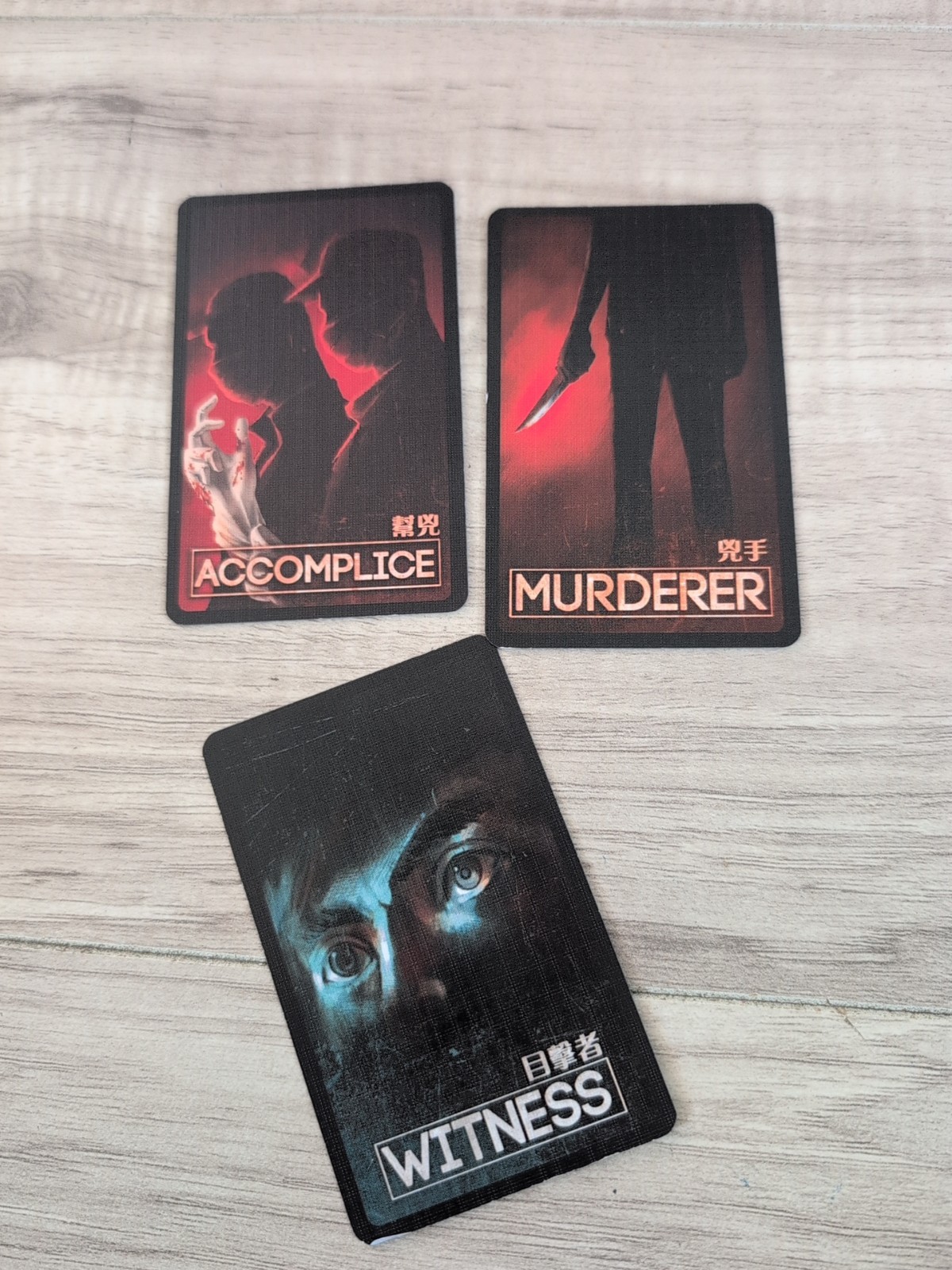 Deception: Murder in Hong Kong Board Game ( Role Cards X 12 ) ONLY