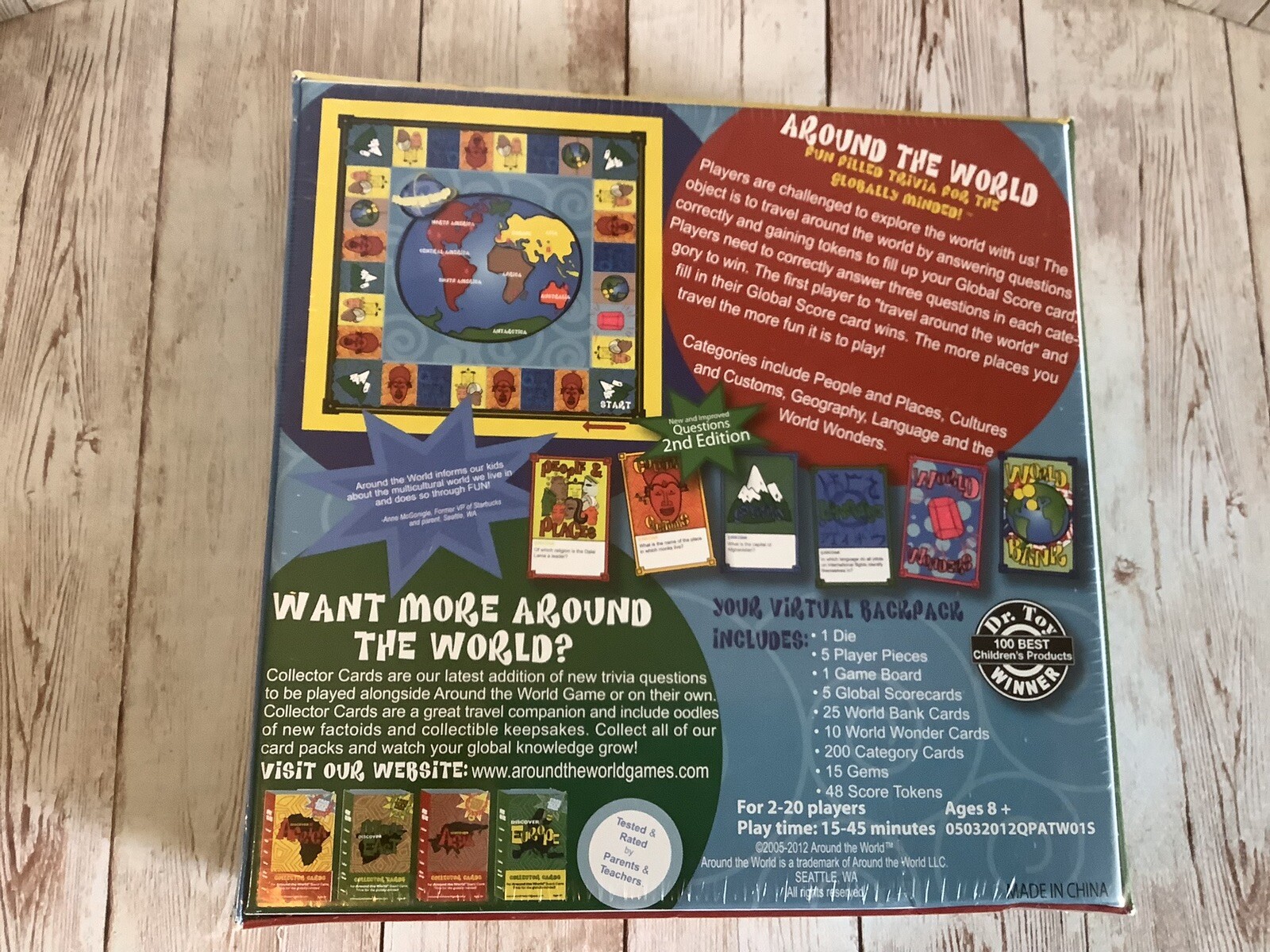 New Around the World Trivia Game Culture Geography Homeschool Educational