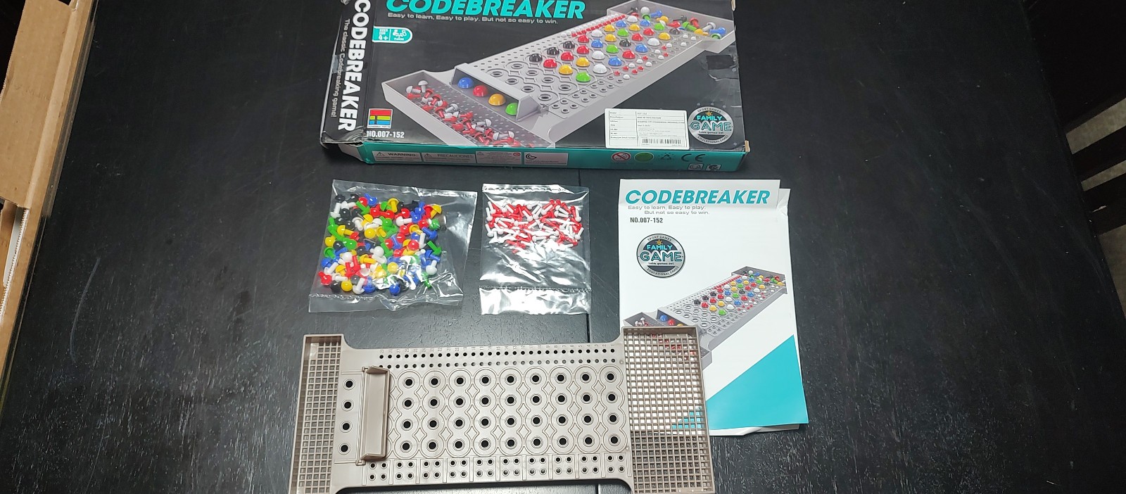 Codebreaker,Easy to learn, Easy to play , not so easy to win, age 4+, 2 players