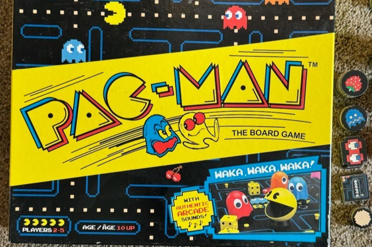 Pac-Man The Board Game Complete – Tested – Classic With Authentic Arcade Sounds!