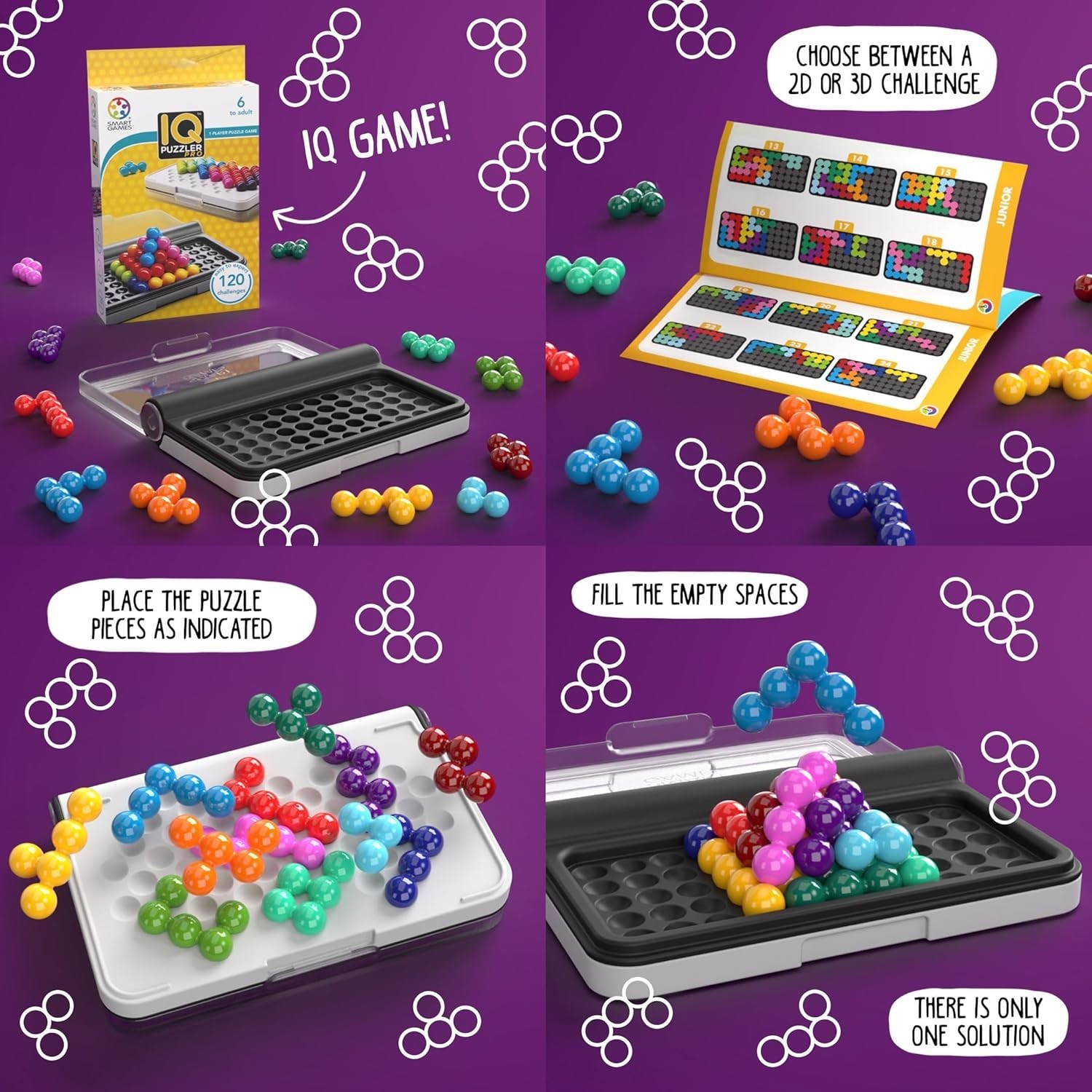Enhance Logic & Problem Solving with IQ Puzzler Pro | 120 Skill-Building Puzzles