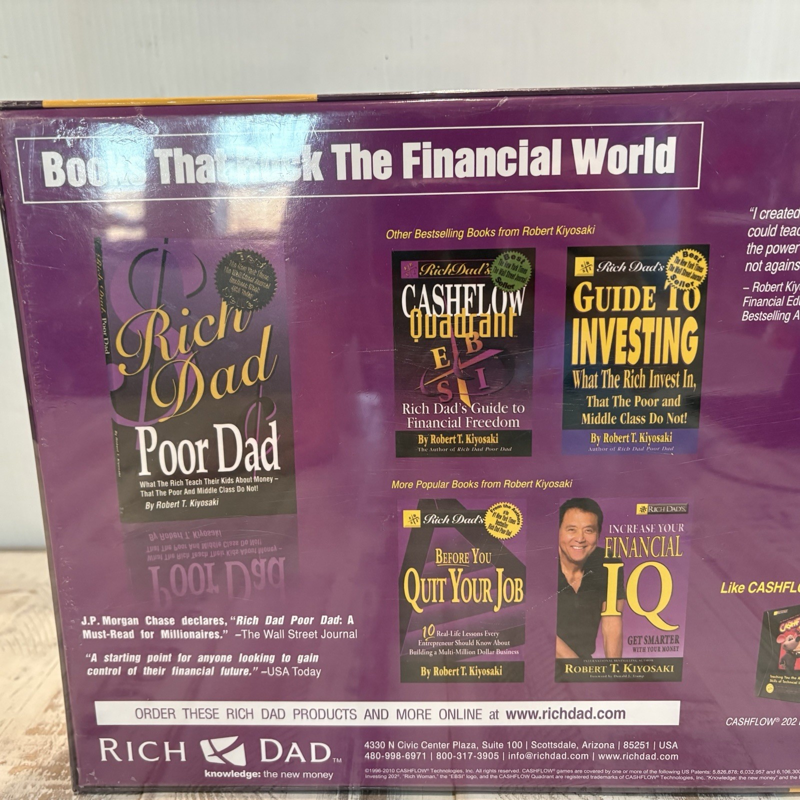 Cashflow Game investing 101 Robert Kyosaki Rich Dad financial education learning