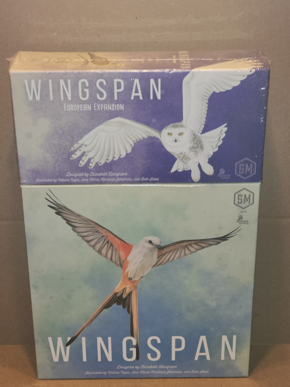 Stonemaier Games STM910 Wingspan 2nd Edition Board Game Plus European Expansions