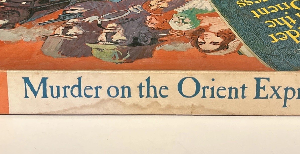 Vintage 1967 Sherlock Holmes Murder on the Orient Express Board Game Complete