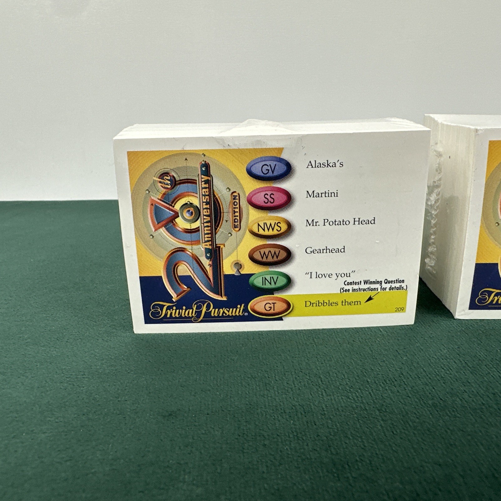 Trivial Pursuit 20th Anniversary Edition Deck of 100 Trivia Cards Lot Of 2 NEW!