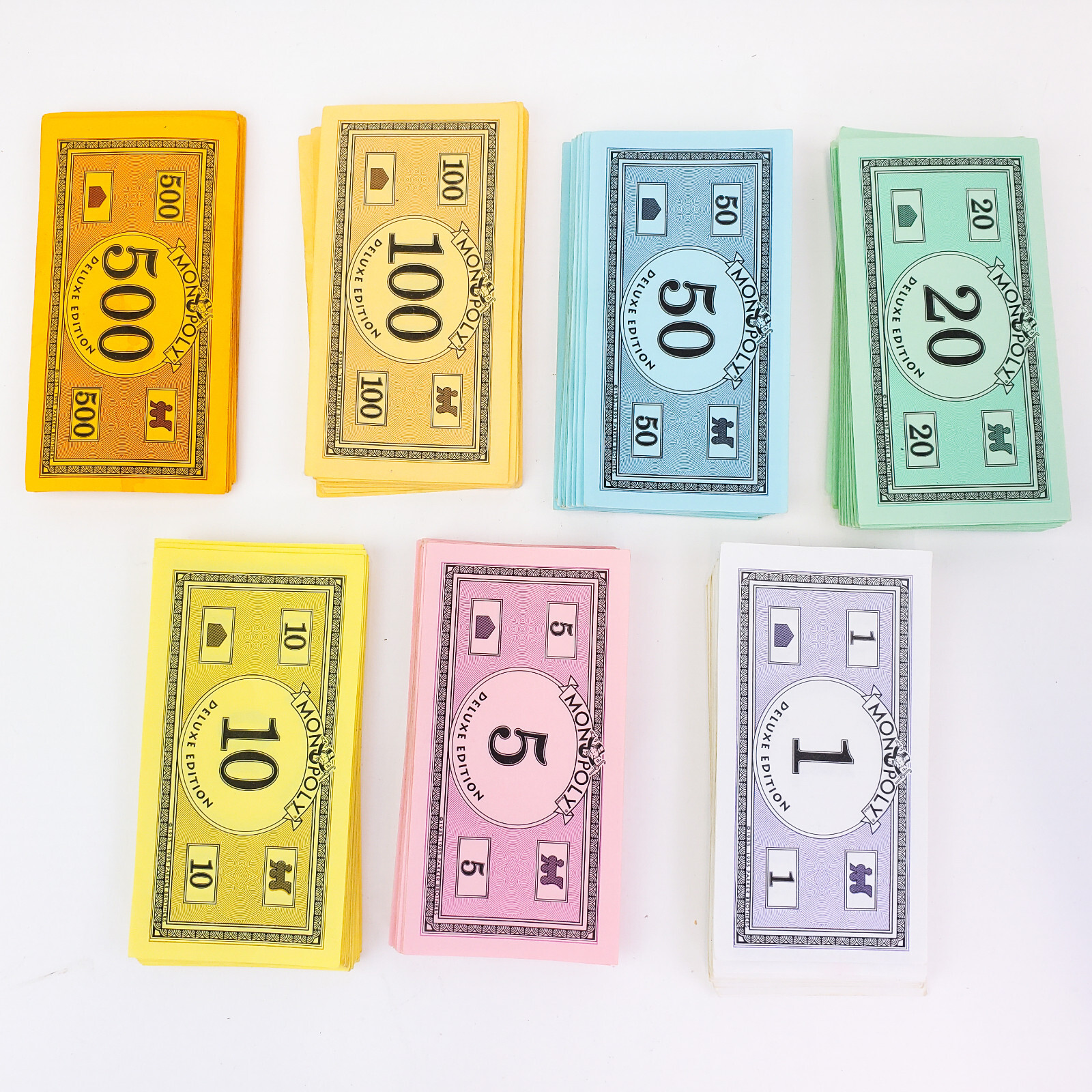 1998 Monopoly Deluxe Edition Replacement Parts Play Money Cash Paper Money