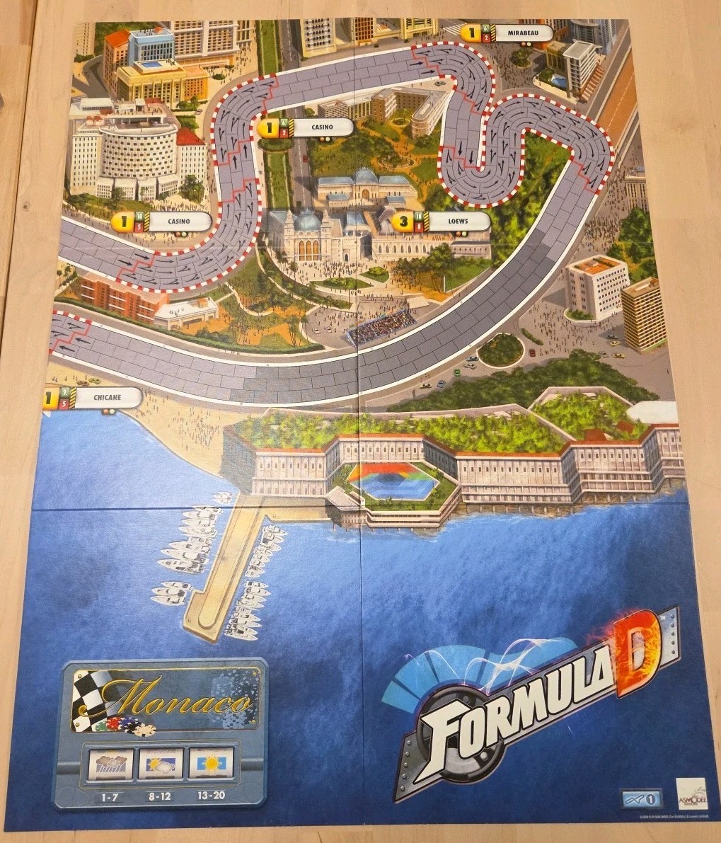 Asmodee Formula D Board Game – Complete With Promo Car & Catalina Santana Card