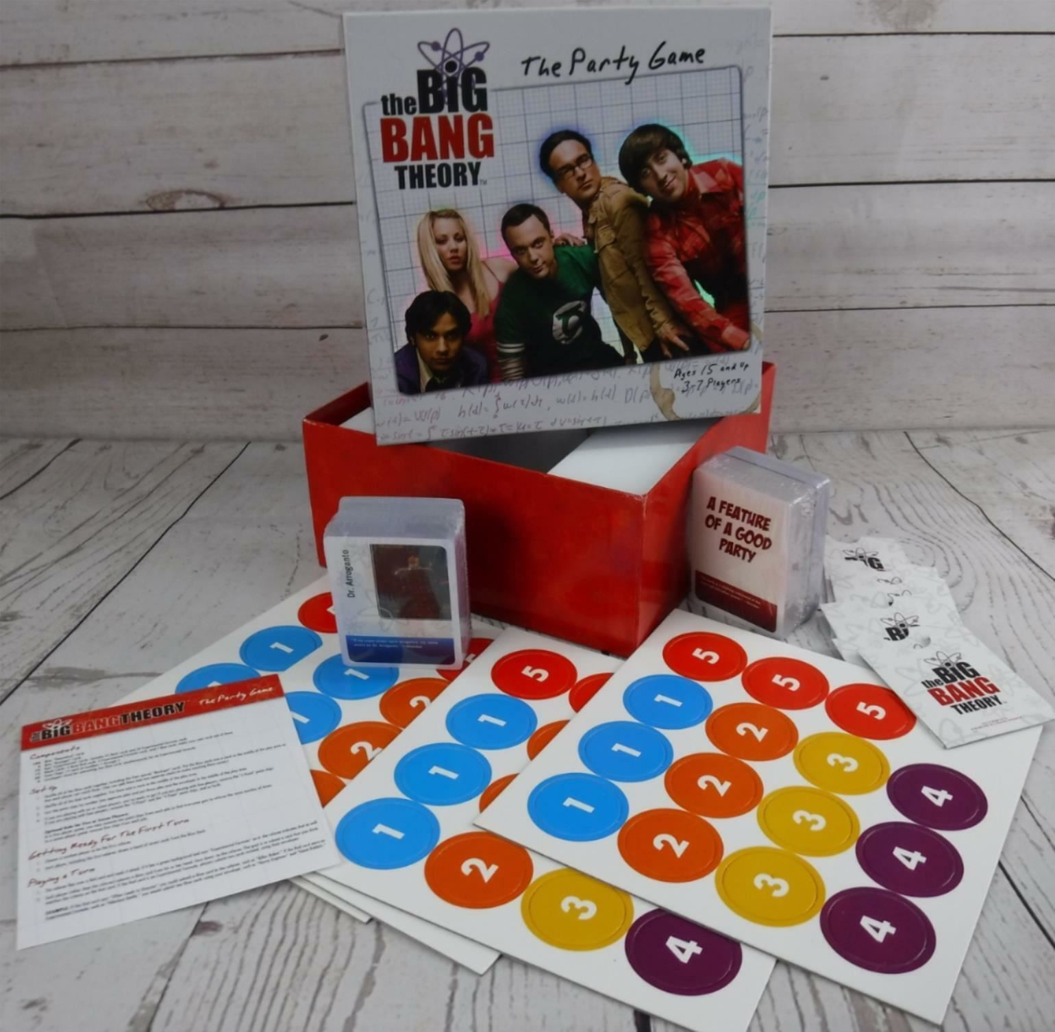Big Bang Theory Game The Party Game 15+ 3-7 Players Cryptozoic Warner Bros
