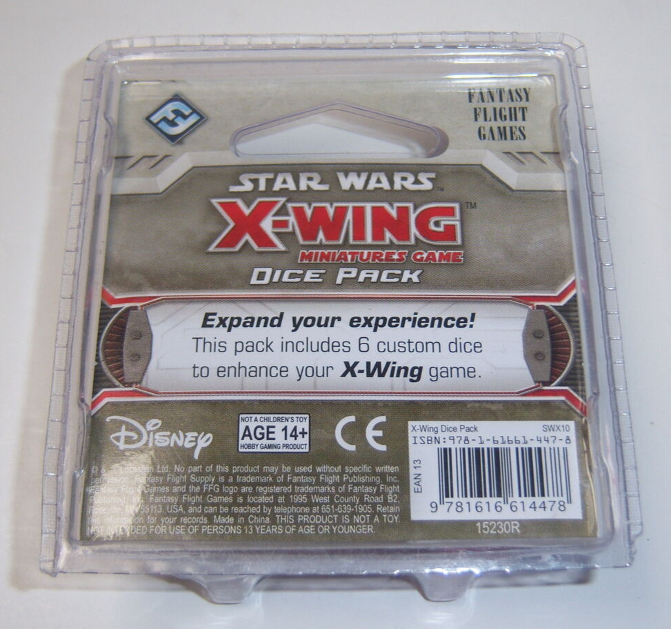 Star Wars X-Wing: Dice Pack SWX10 Brand New SEALED