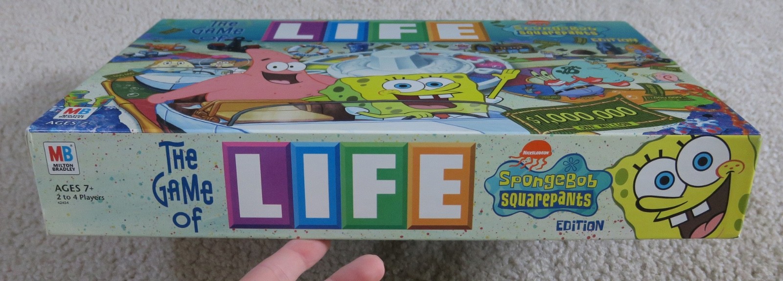 Hasbro The Game of Life Spongebob Squarepants Edition 100% Complete MB 2005