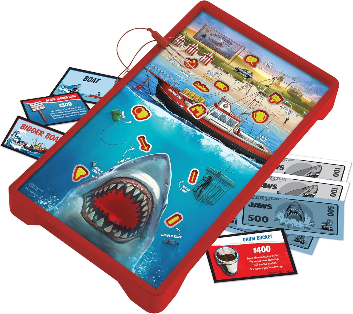 Operation: Jaws Board Game, Test Your Skills and Celebrate the 50Th Anniversary,