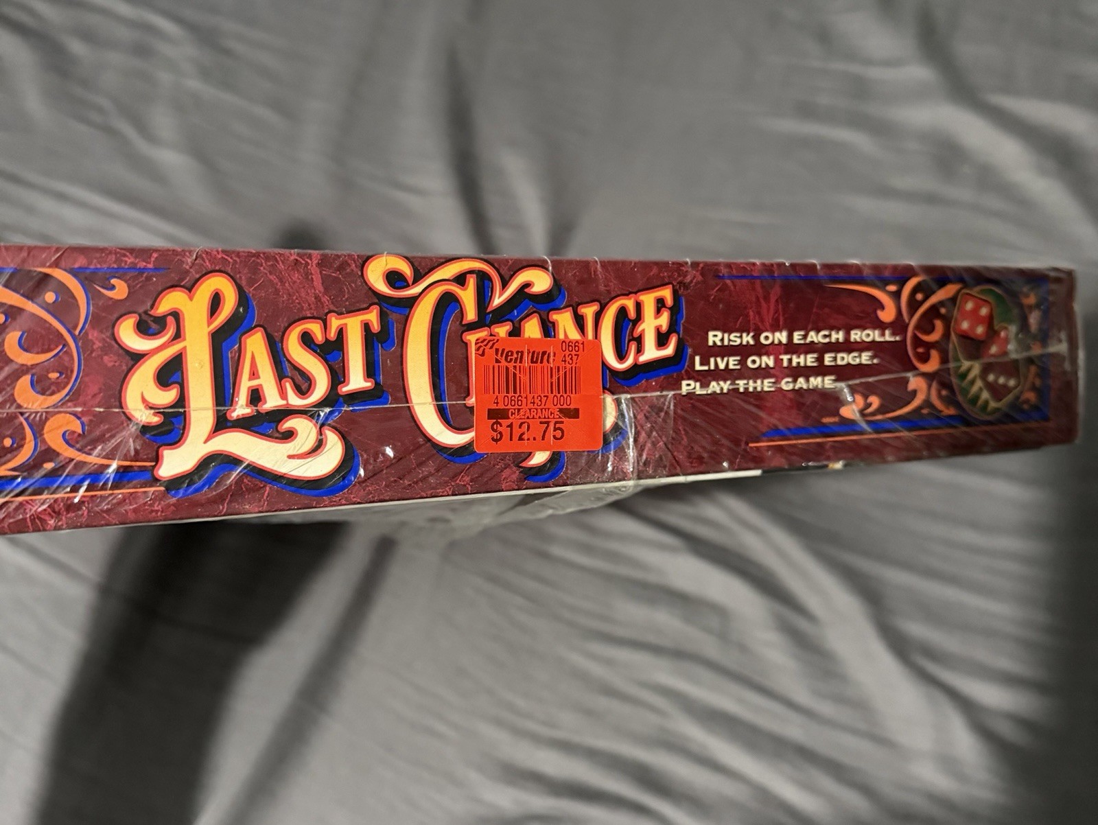 1995 Milton Bradley Last Chance Dice/board Game- Brand New Sealed
