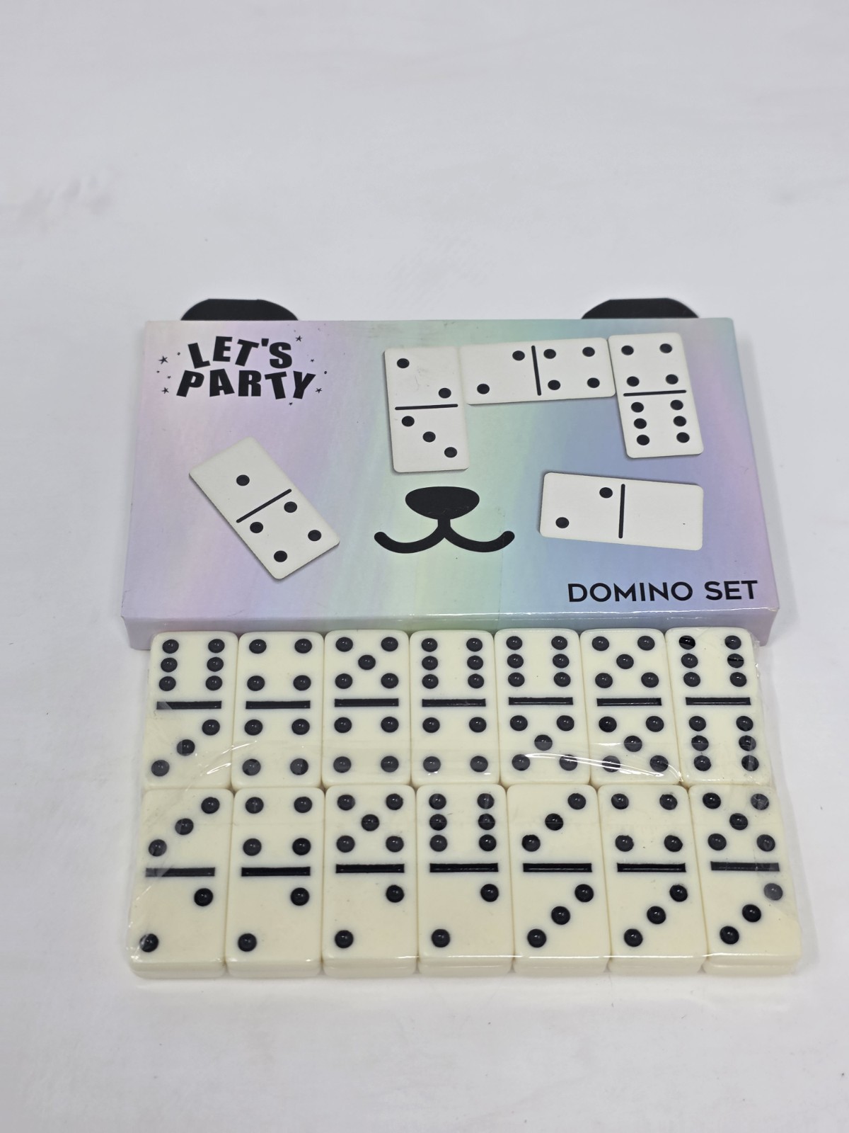 Let’s Party Mini Animal Themed Domino Set 28 Piece Pack Of 3 (Panda, Frog & Dog)