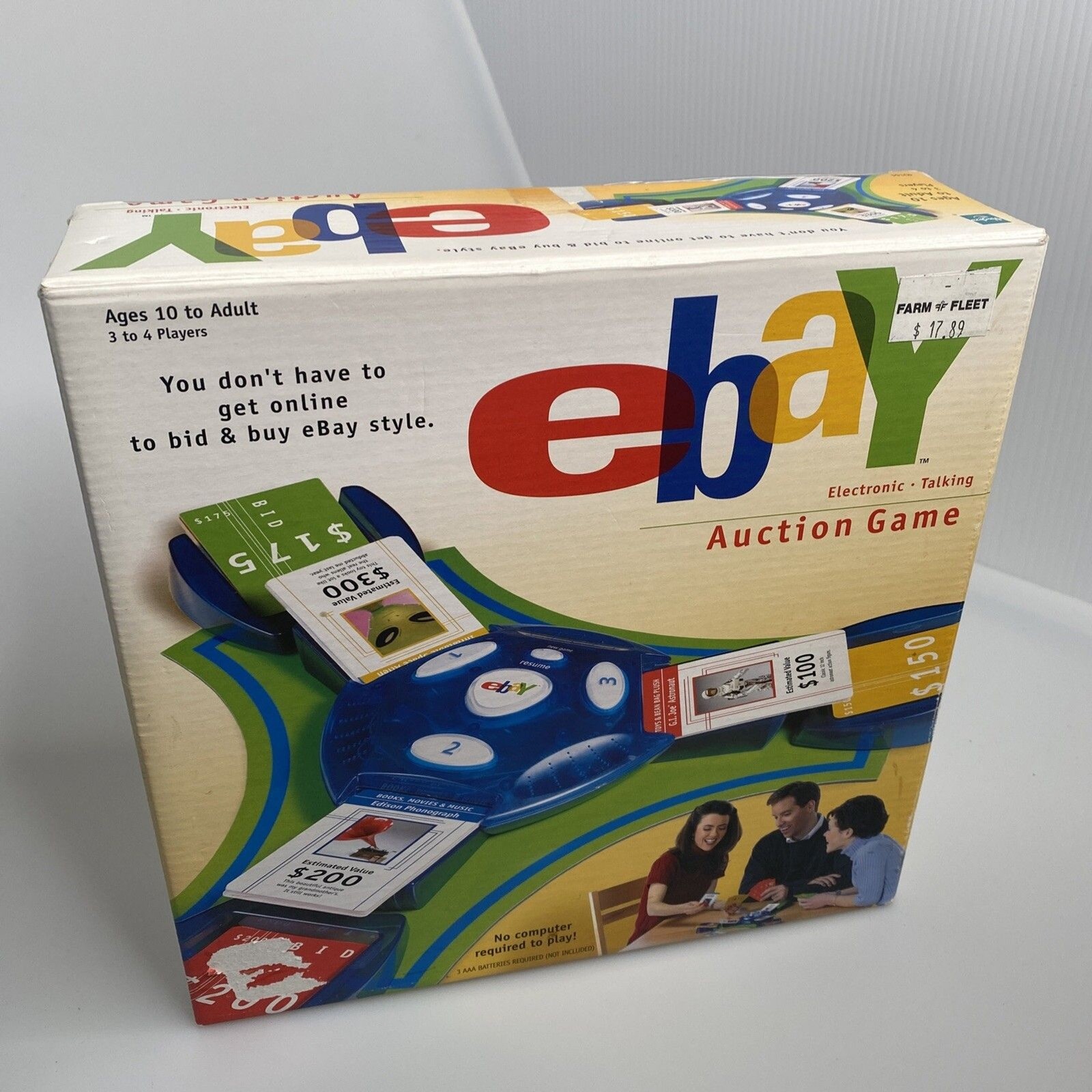 eBay Auction Game – VTG 2001 Hasbro – Electronic Talking, Excellent Condition-