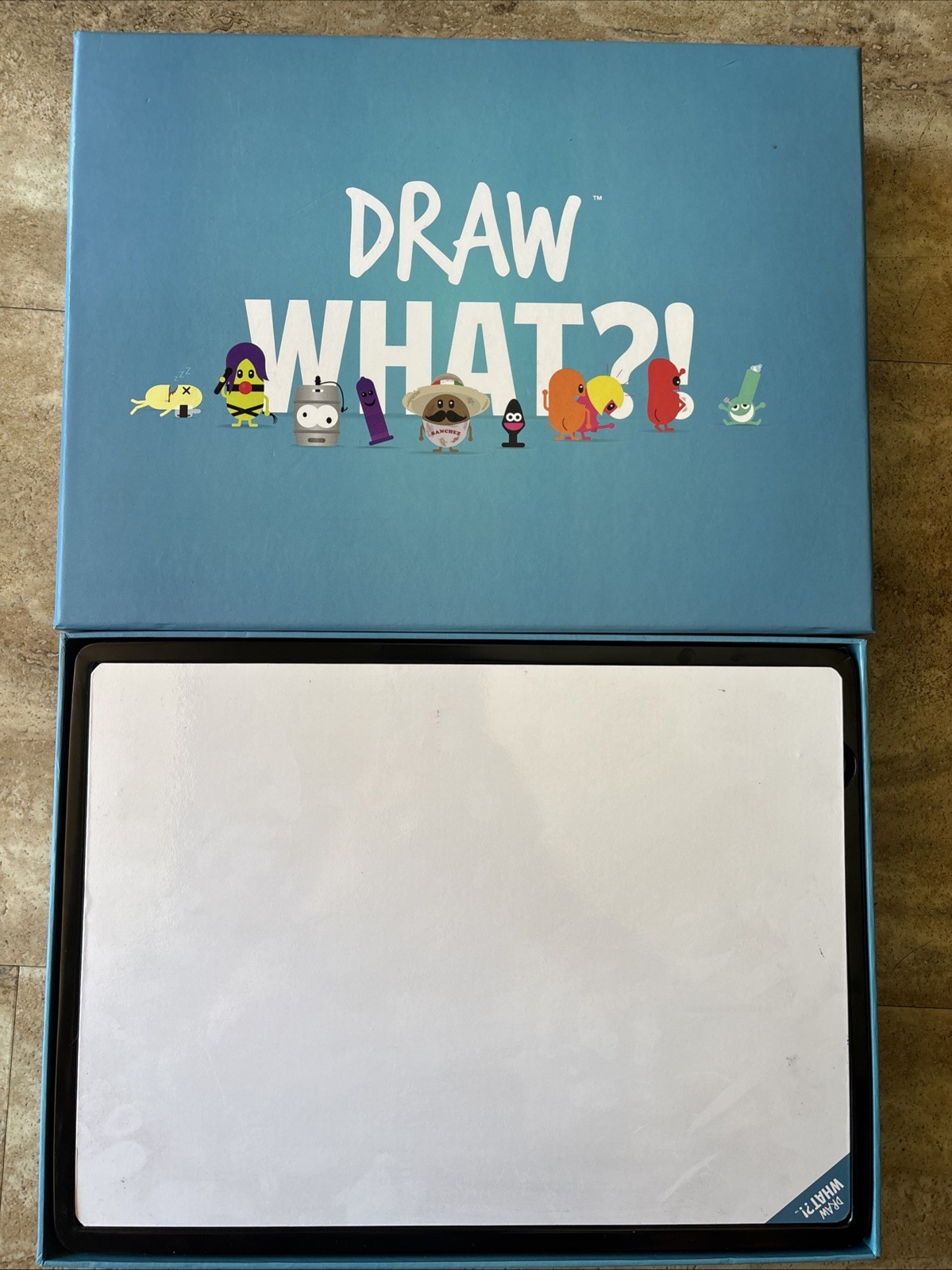 Draw What?! Adult Board Game Rare 100% COMPLETE