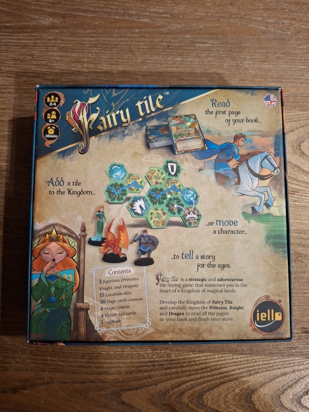 Fairy Tile – IELLO Tile Placement Family Board Game, Age 8+, 2-4 Player, 30 Min