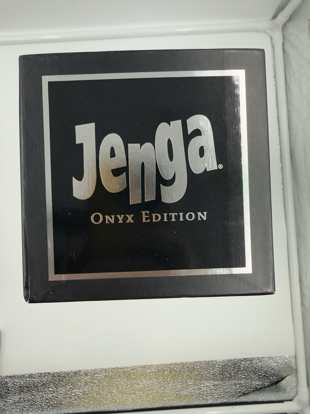 Jenga (Onyx Edition) – Parker Brothers/Hasbro, 2008, 100% Complete Stacking Game