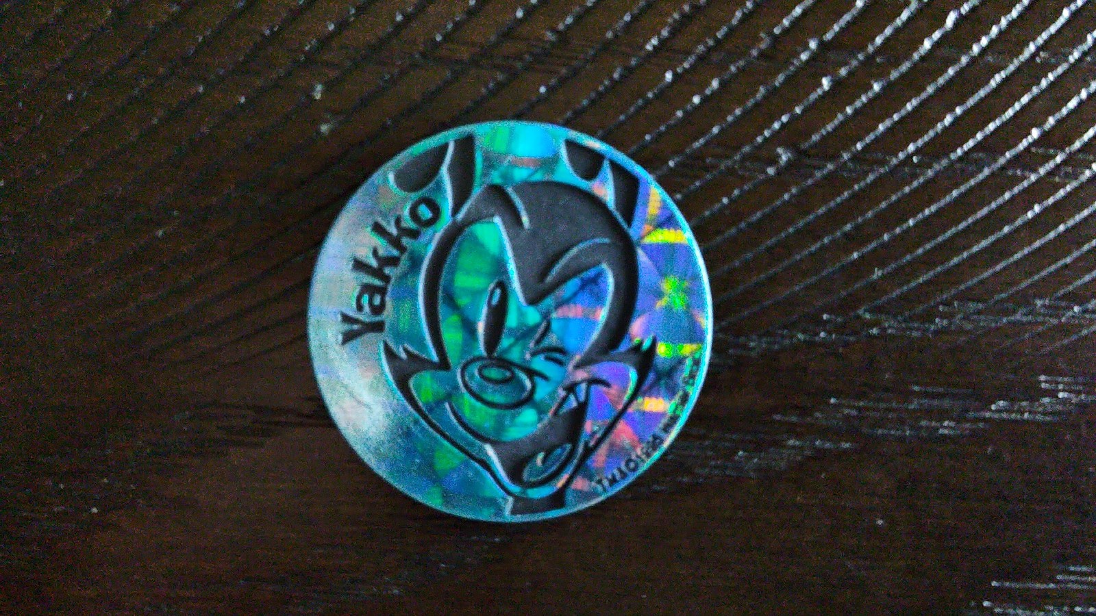 Animaniacs Blue Holographic Yakko POG Branded Slammer