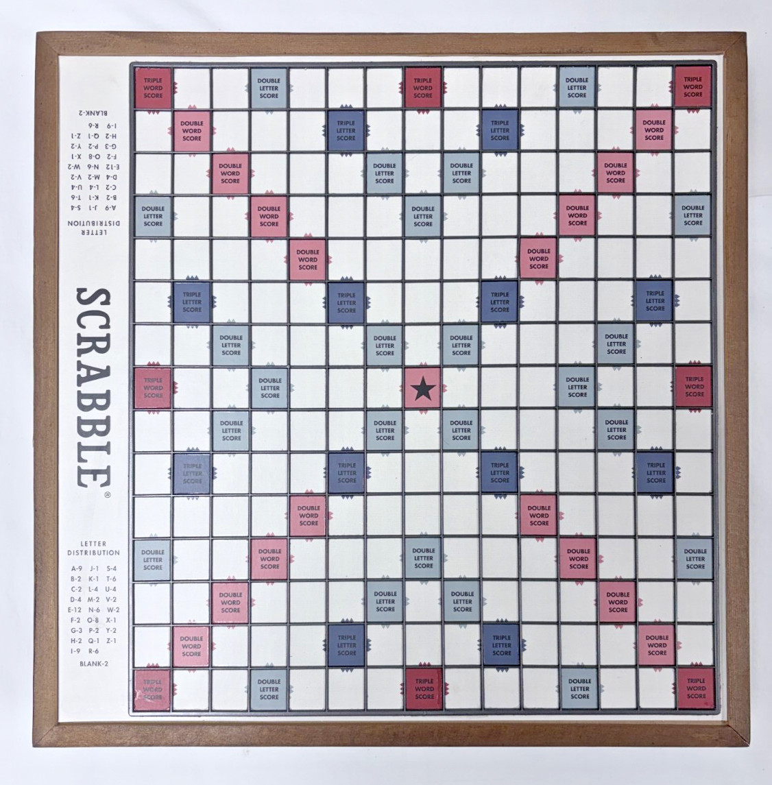 2019 WS GAME COMPANY DELUXE ED. SCRABBLE ROTATING WOOD COLLECTOR GAME SET EUC