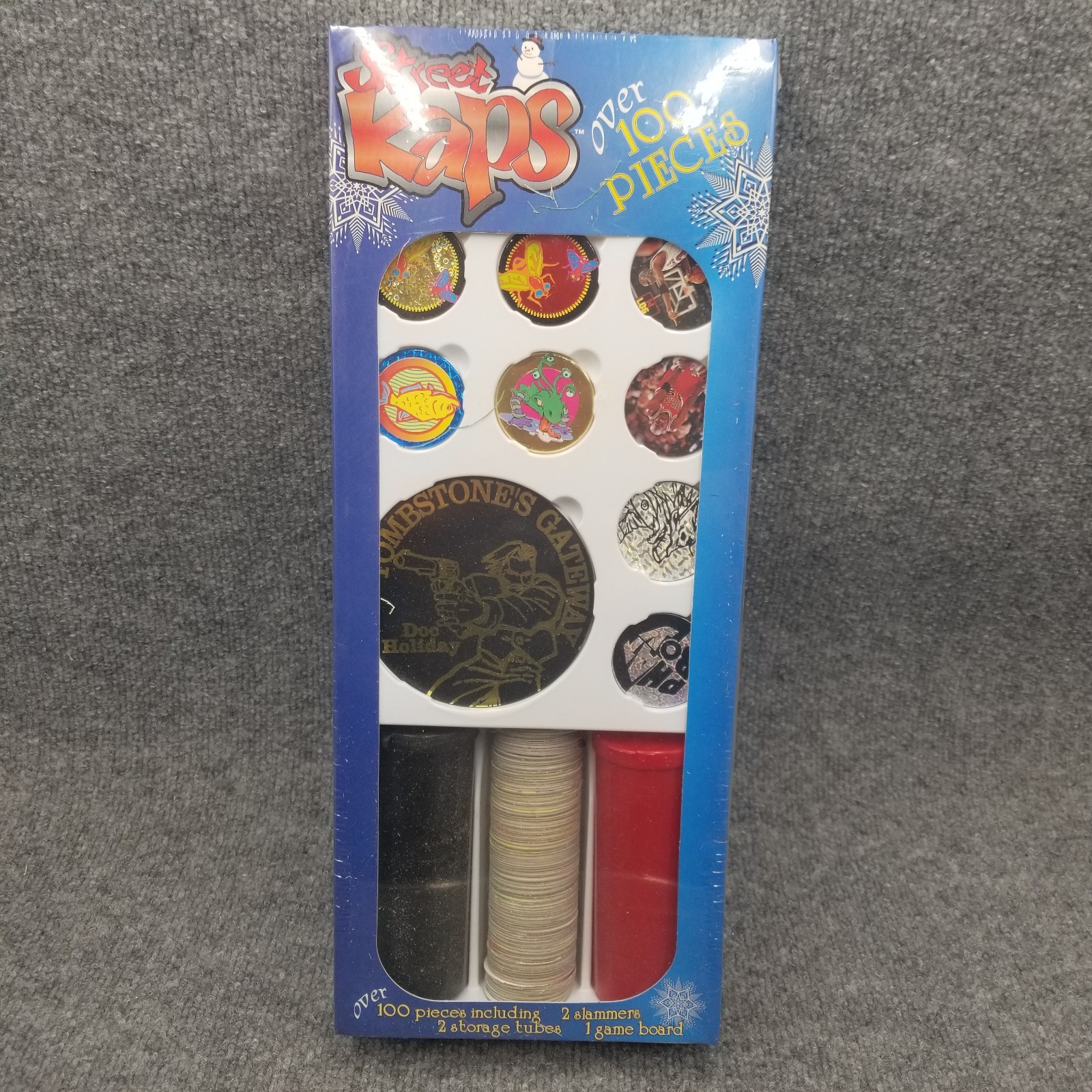 Vintage Street Kaps Pogs Set Sealed 100+ Pieces Michael Jordan & Slammers 1995