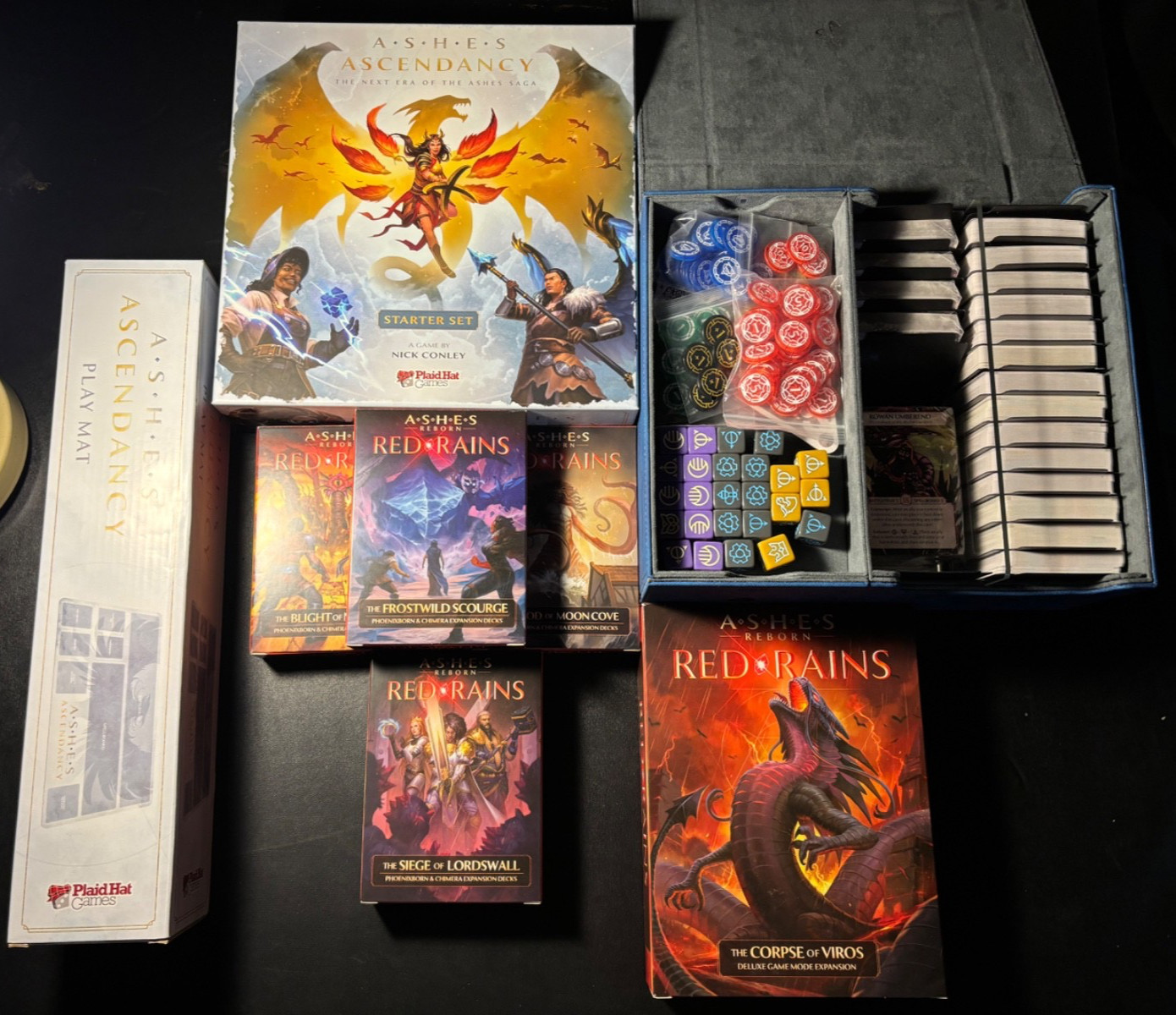 Ashes Ascendency Board Game Organized in Gamegenic Game’s Lair – Plaid Hat Games