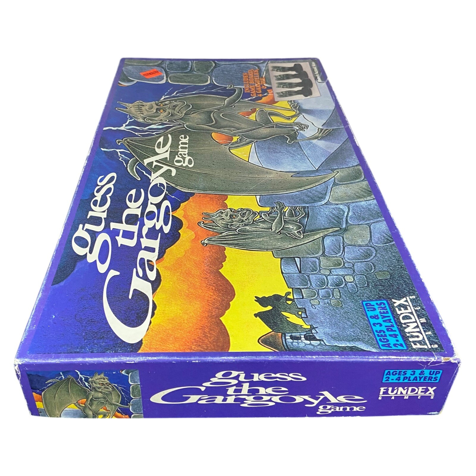 Vintage Guess the Gargoyle board game Fundex 1994 Open Box Spooky 100% COMPLETE!
