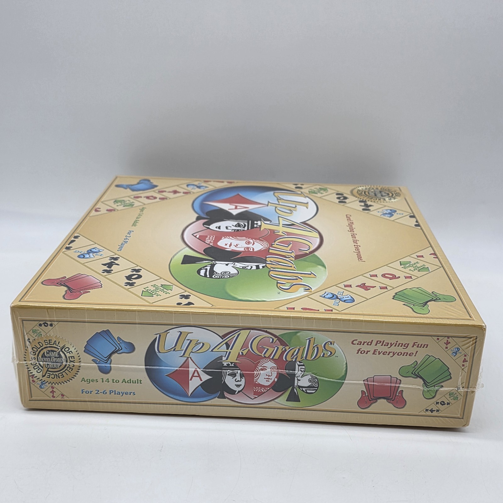 Up 4 Grabs Board Game GDG Games 2013 Card And Board Game Ages 14+ Sealed