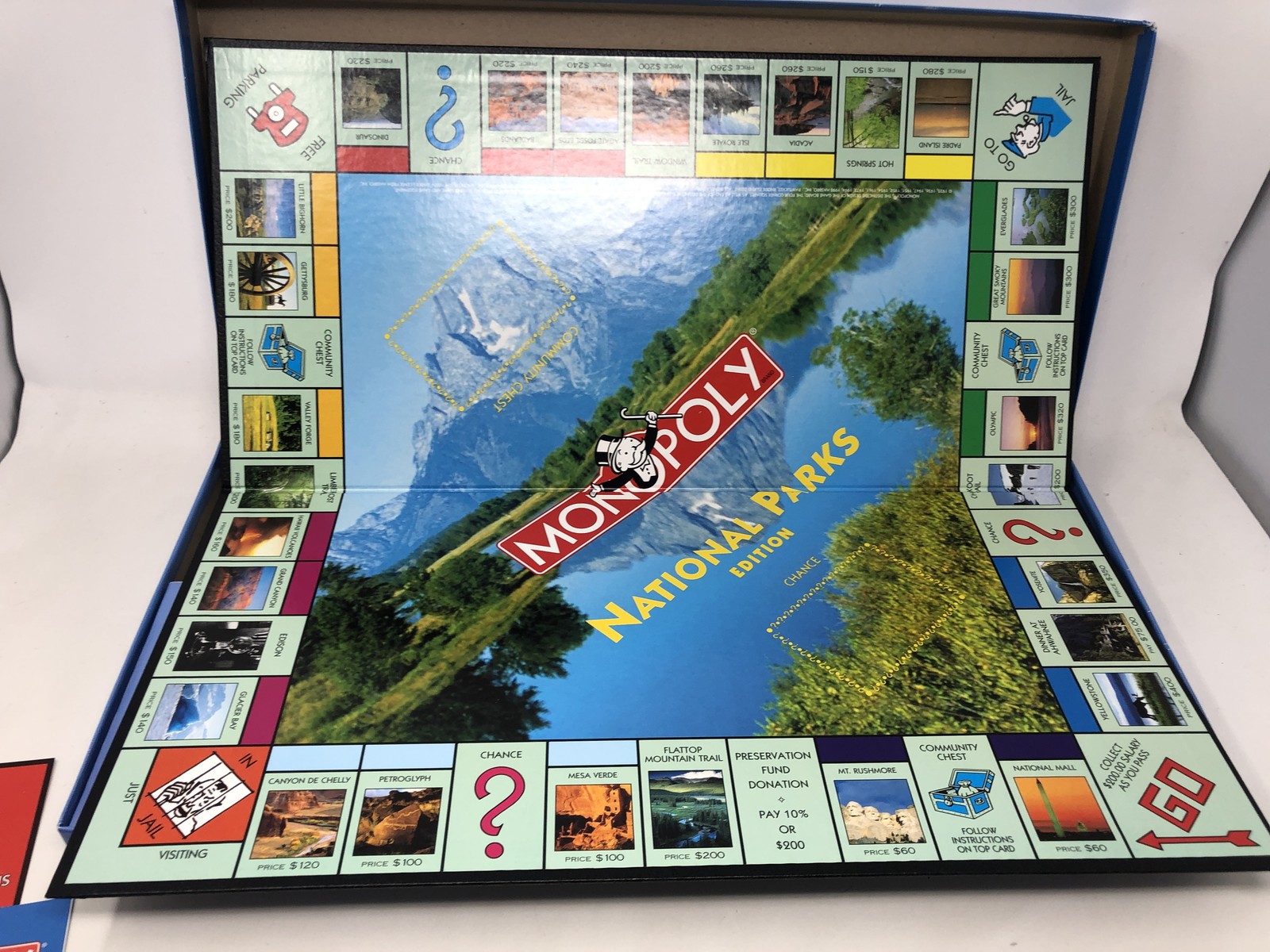 National Parks Monopoly Family Board Game, for 2 to 8 Players
