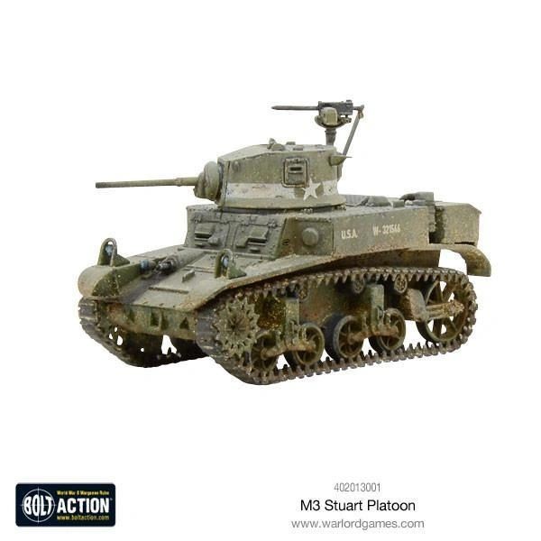 Bolt Action – M3 Stuart Platoon