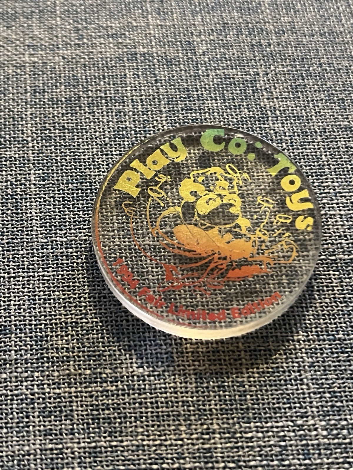 Vintage 1995 Goosebumps Curly Hologram POG Slammer Lot with Gotcha Storage Case