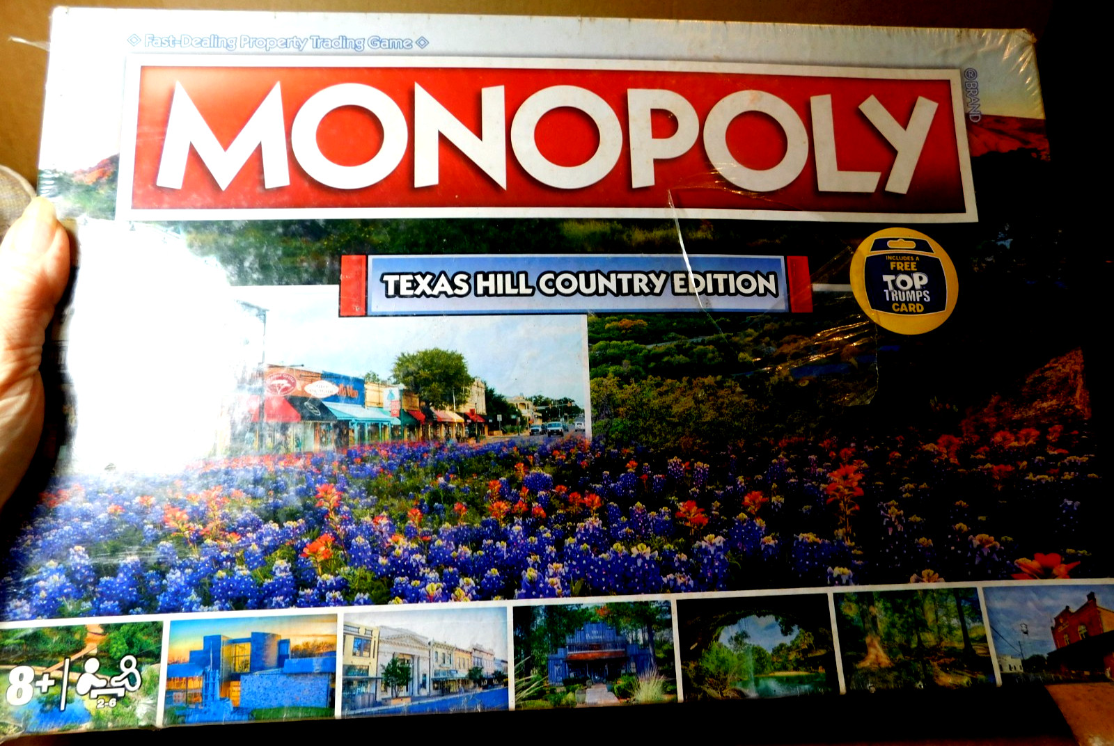 Hasbro, Inc.~Monopoly 2023 Texas Hill Country Edition Ages 8 Years & Up NEW!!