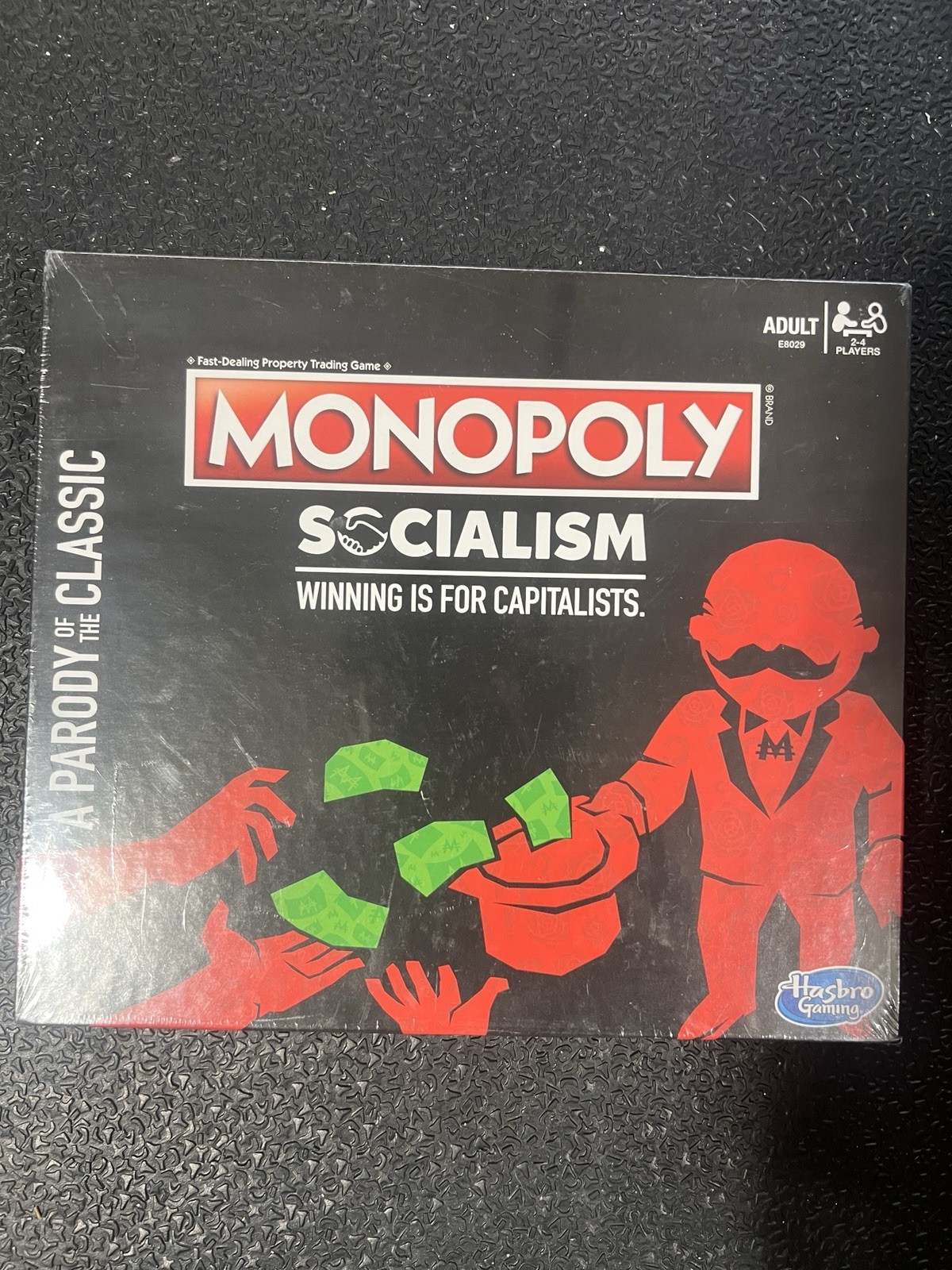 NEW SEALED Monopoly Socialism: Winning Is For Capitalists Hasbro Board Game 2018