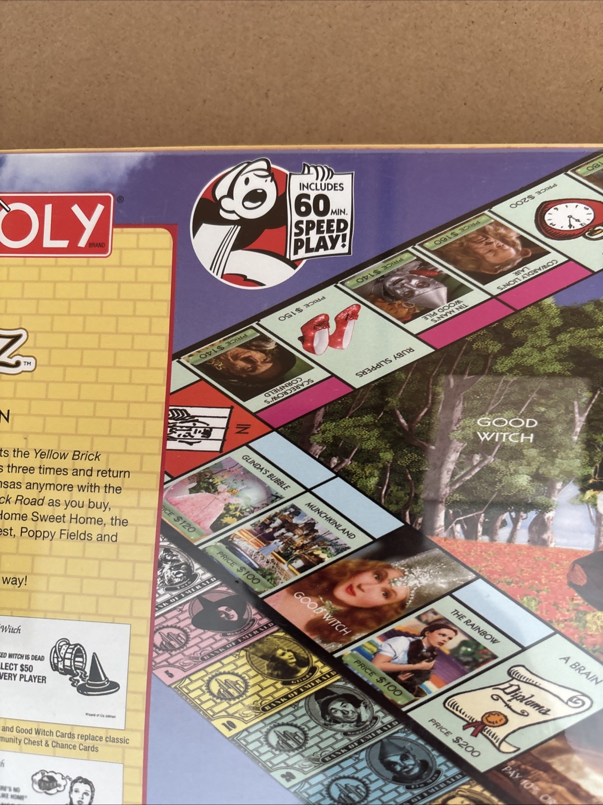 NIB Sealed Monopoly “The Wizard of Oz” Board Game 2008 Collector’s Edition