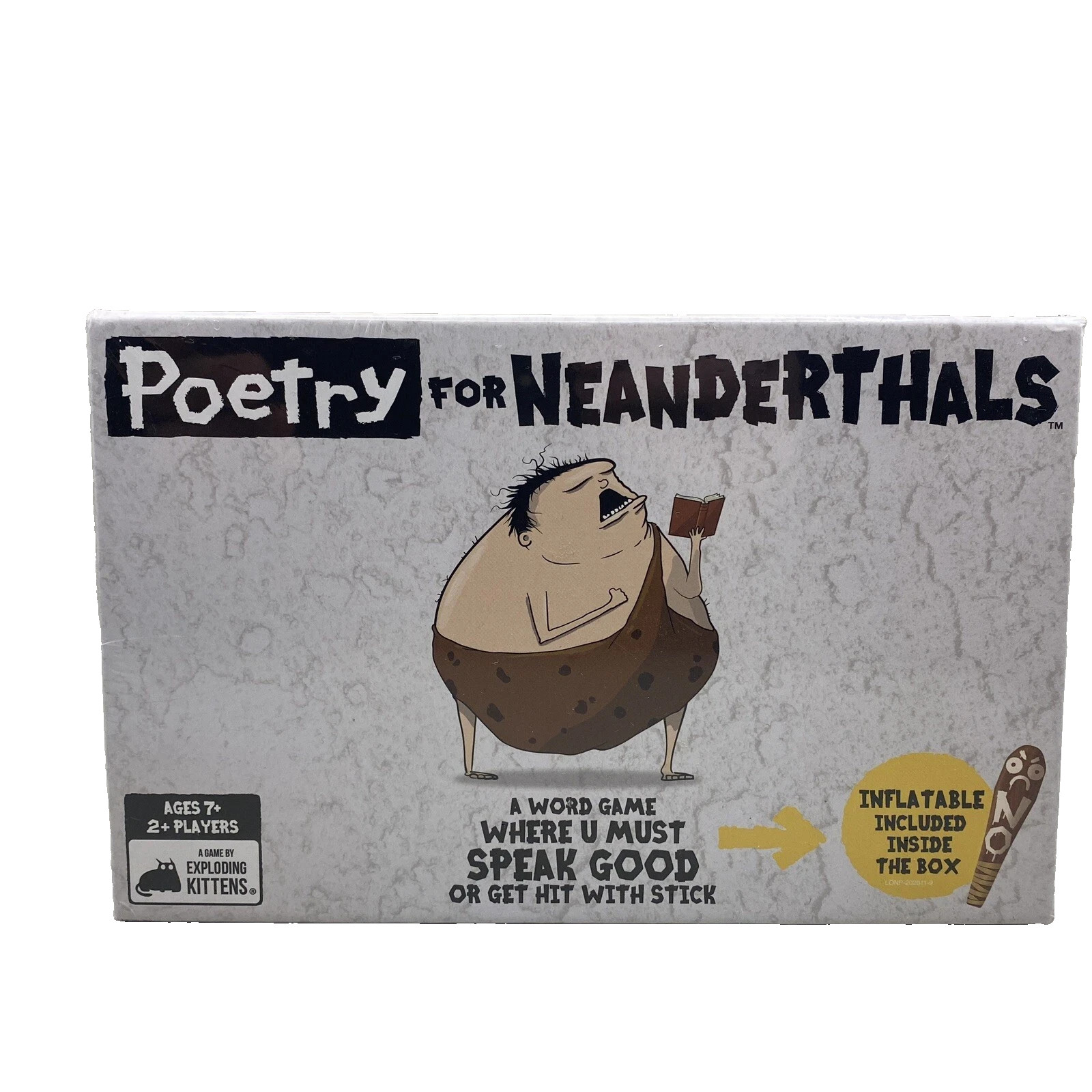 Poetry for Neanderthals